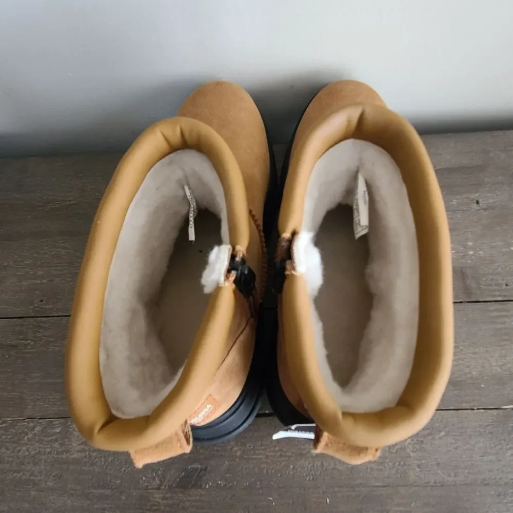 Koolaburra by Ugg Koola Mini Hybrid Boots Chestnut Style 1168010 Size 8